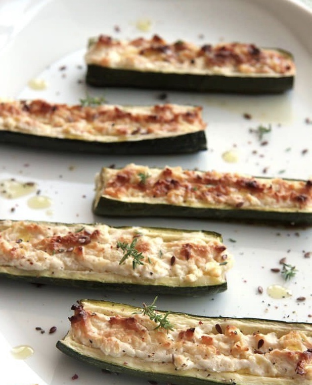 Zucchine Al Formaggio Di Capra